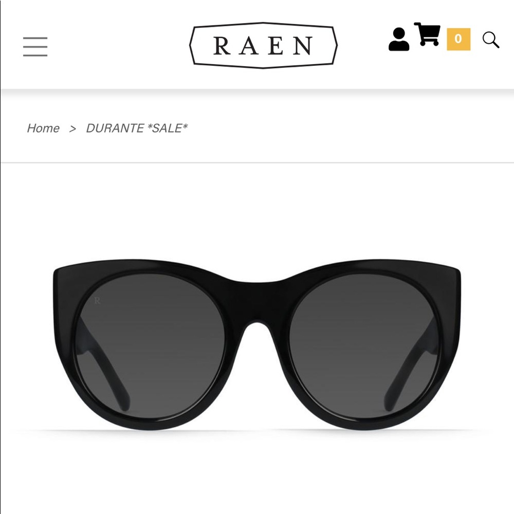 RAEN Black Durante Sunglasses